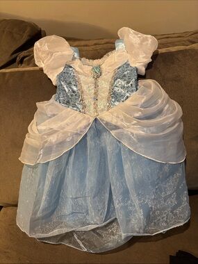 Cinderella Princess Ball Gown Kids Costume - Classic Fairy Tale Dress